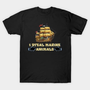 I Steal Marine Animals T-Shirt